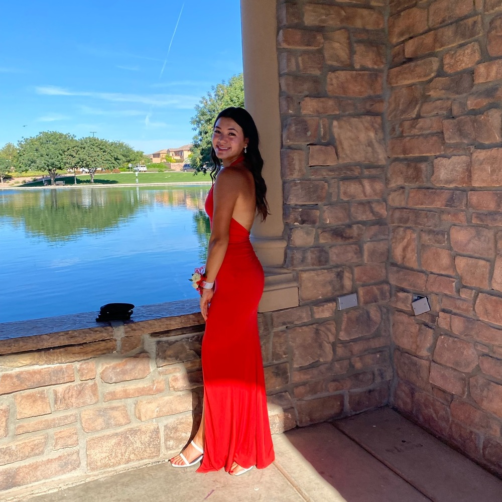 Nookie Red Maxi Dress